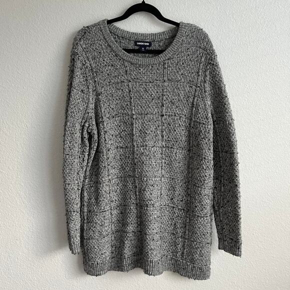Split hem knit grey - Picture 1 of 5